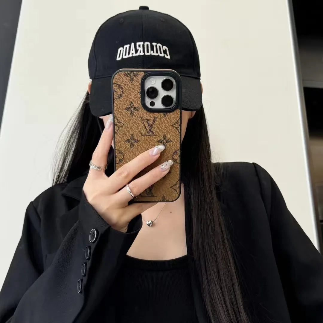 Louis Vuitton Apple leather phone case – Premium Designer Phone Case