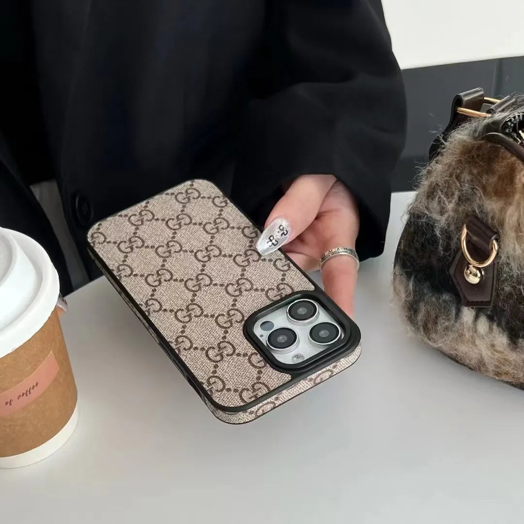 Louis Vuitton Apple leather phone case – Premium Designer Phone Case