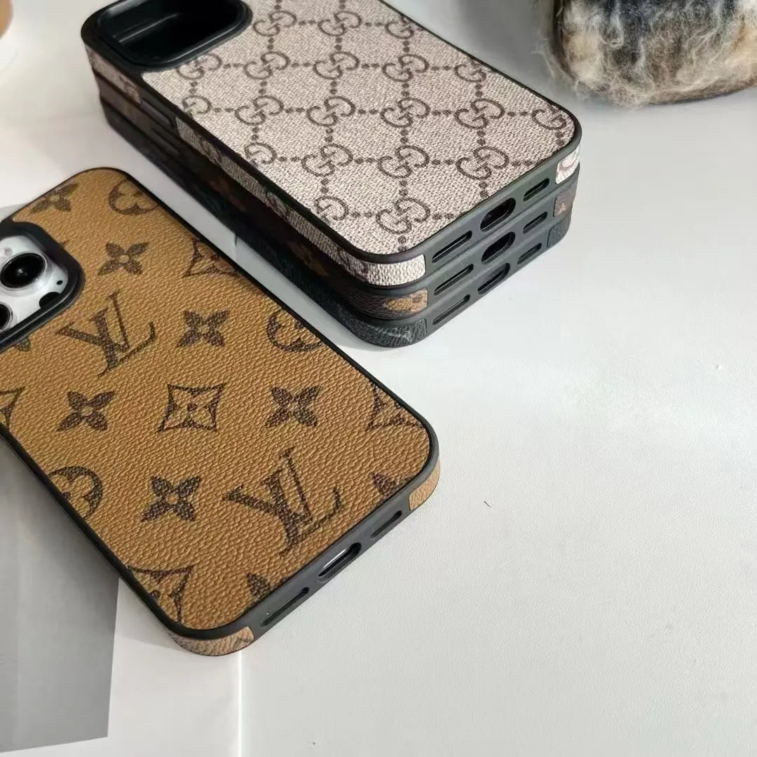 Louis Vuitton Apple leather phone case – Premium Designer Phone Case