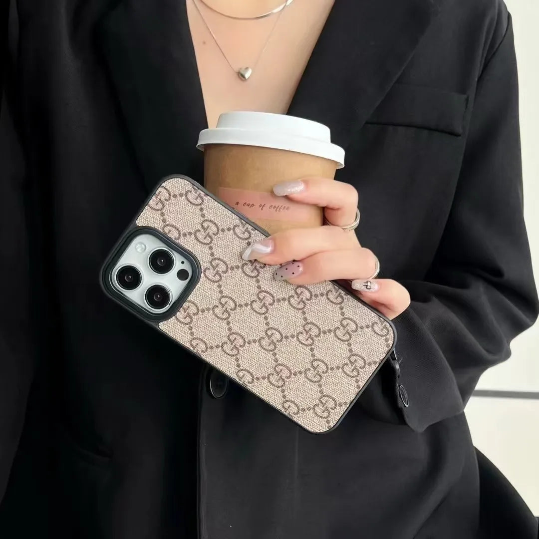 Louis Vuitton Apple leather phone case – Premium Designer Phone Case