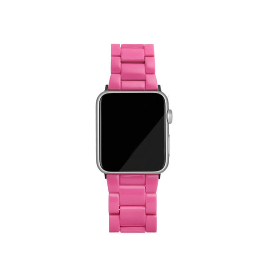 Designer Apple Watch Band in Neon Pink Inspired