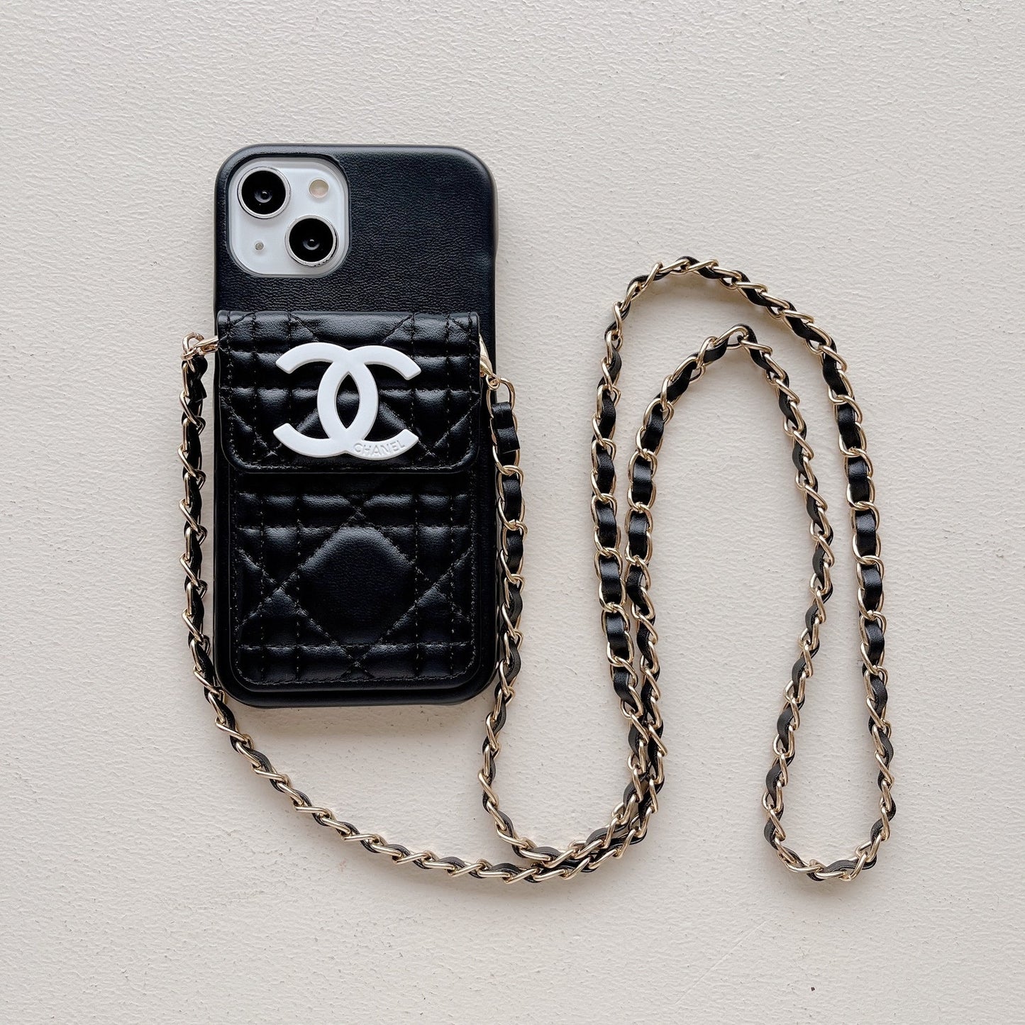 chanel phone case on chain – Slim Clear Phone Case