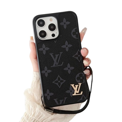 Designer Louis Vuitton IPhone Case With Hand Strap
