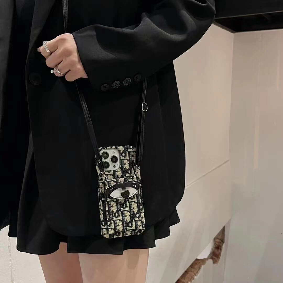 Dior Card Holder With Chain – Premium Designer Phone Case