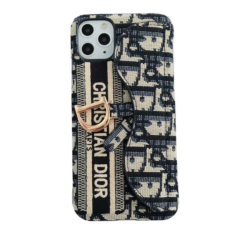 Dior Luxury iPhone Case with Card Holder