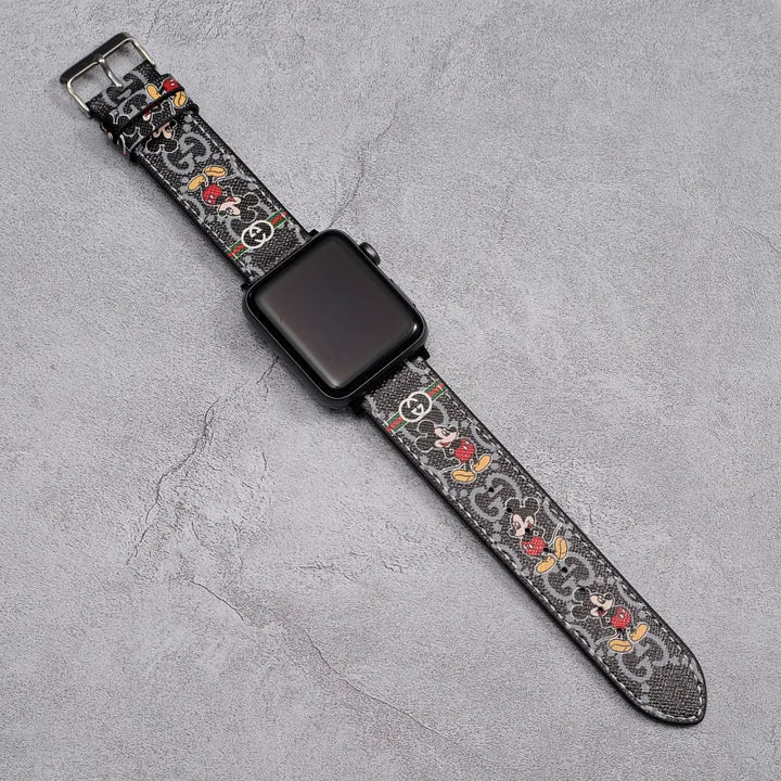Luxury Gucci Leather Apple Watch Band