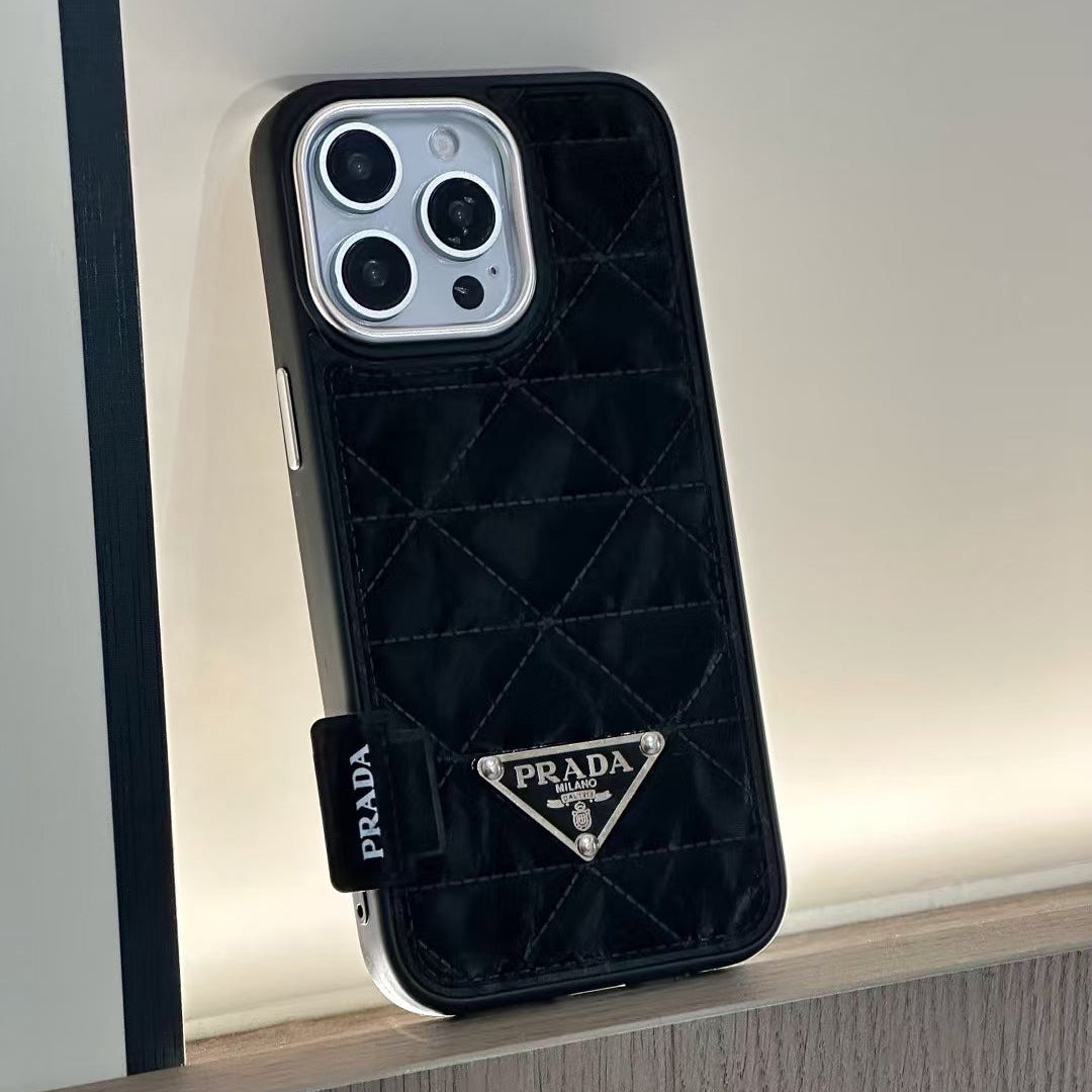 Luxury leather Prada smartphone cases