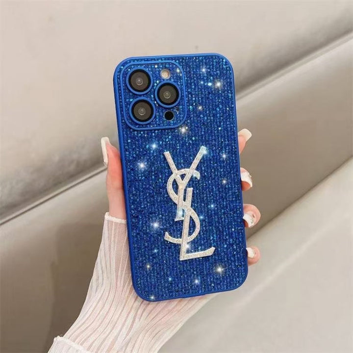Inspired YSL Diamond IPhone Case