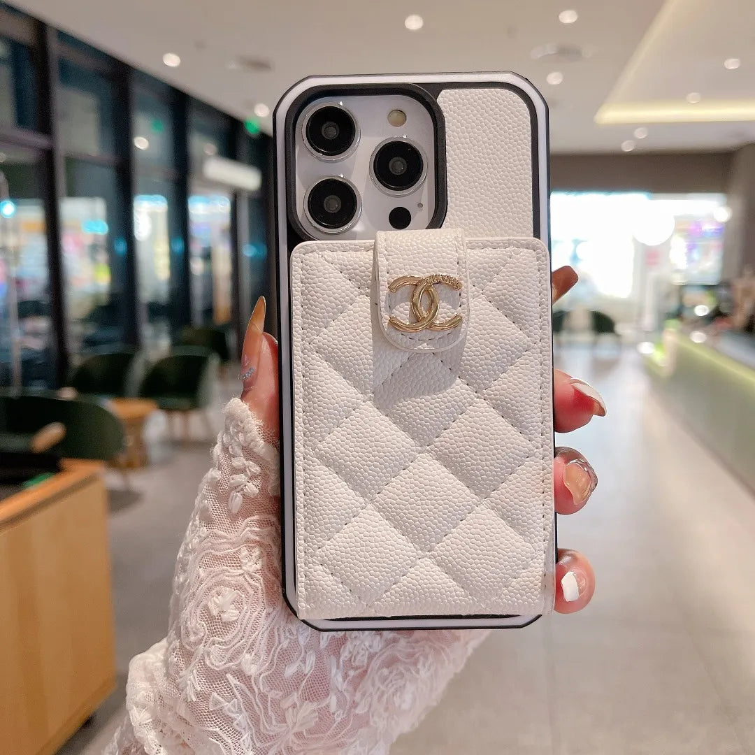 Chanel Phone Case With Card Holder – Premium Designer Phone Case