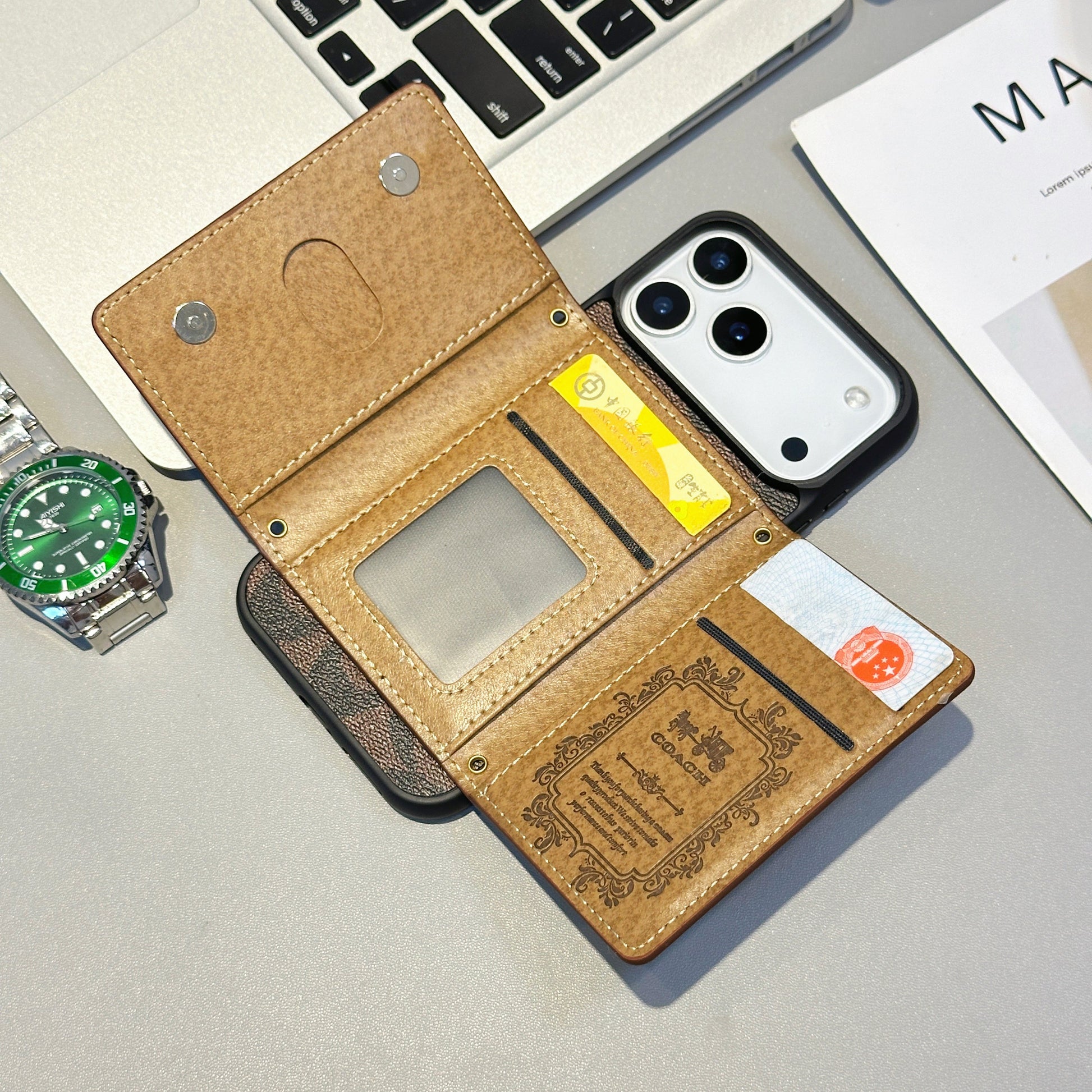 Coach iPhone 13 Pro – Slim Clear Phone Case