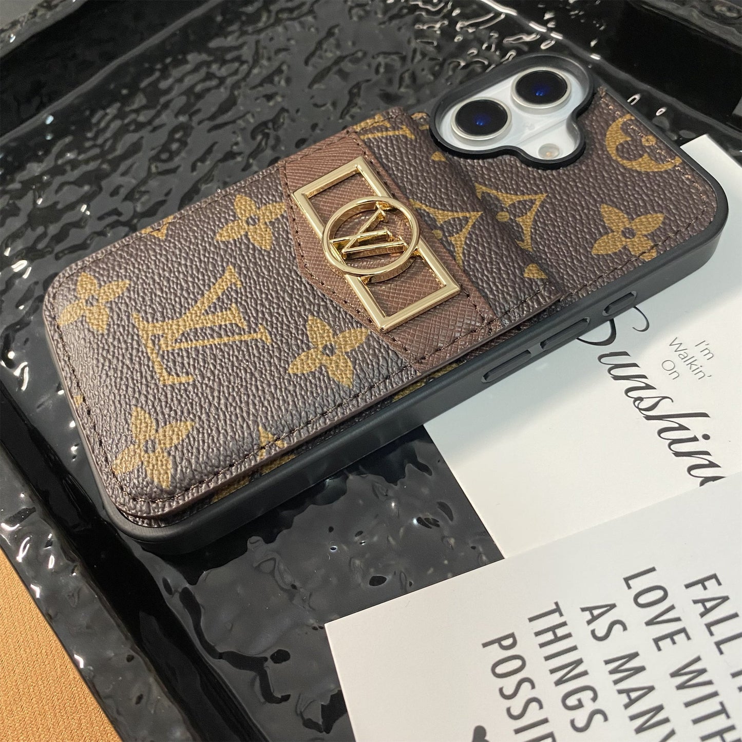 Luxury Louis vuitton style phone cas