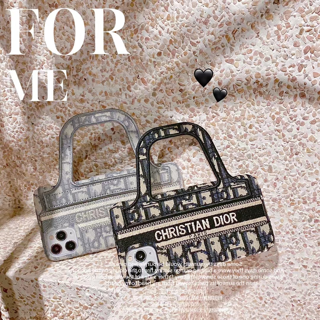 Lady Luxury Dior iPhone Case with Handbag