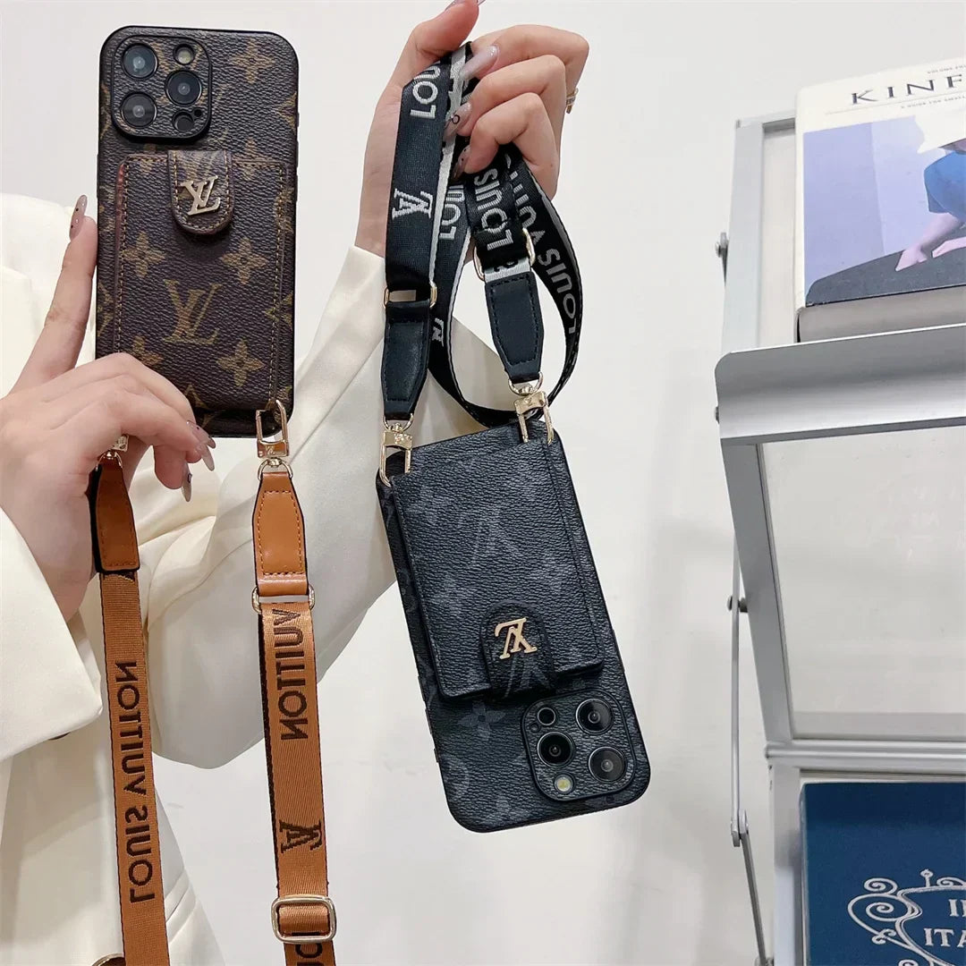 Louis Vuitton Phone Monogram Case with Strap For iPhone 17 /16 /15 /14