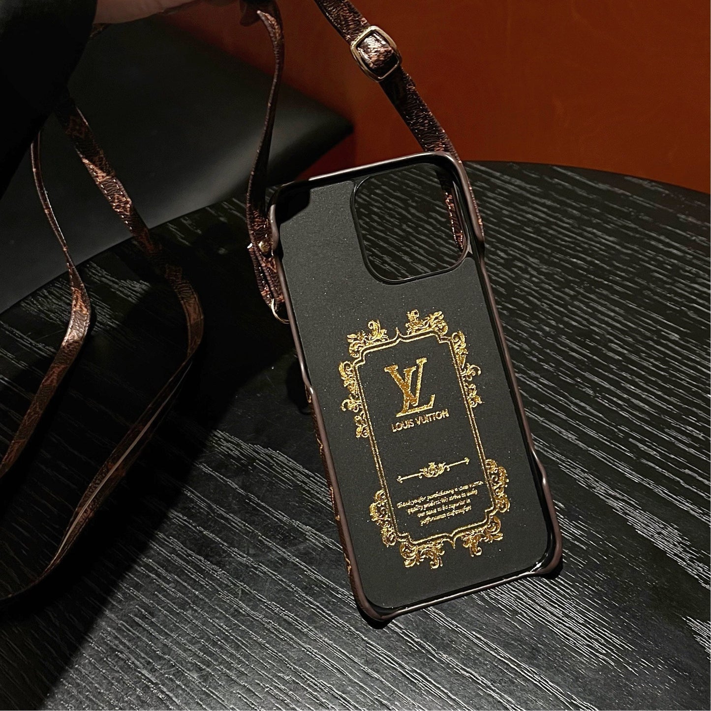 Louis Vuitton IPhone Crossbody Monogram Canvas iPhone Case