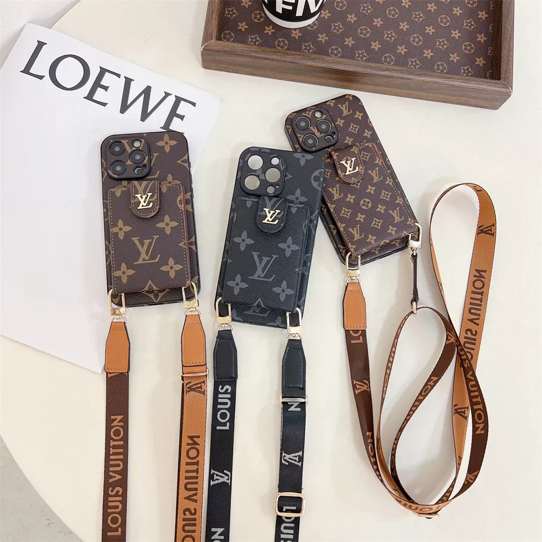 Louis Vuitton Phone Monogram Case with Strap For iPhone 17 /16 /15 /14