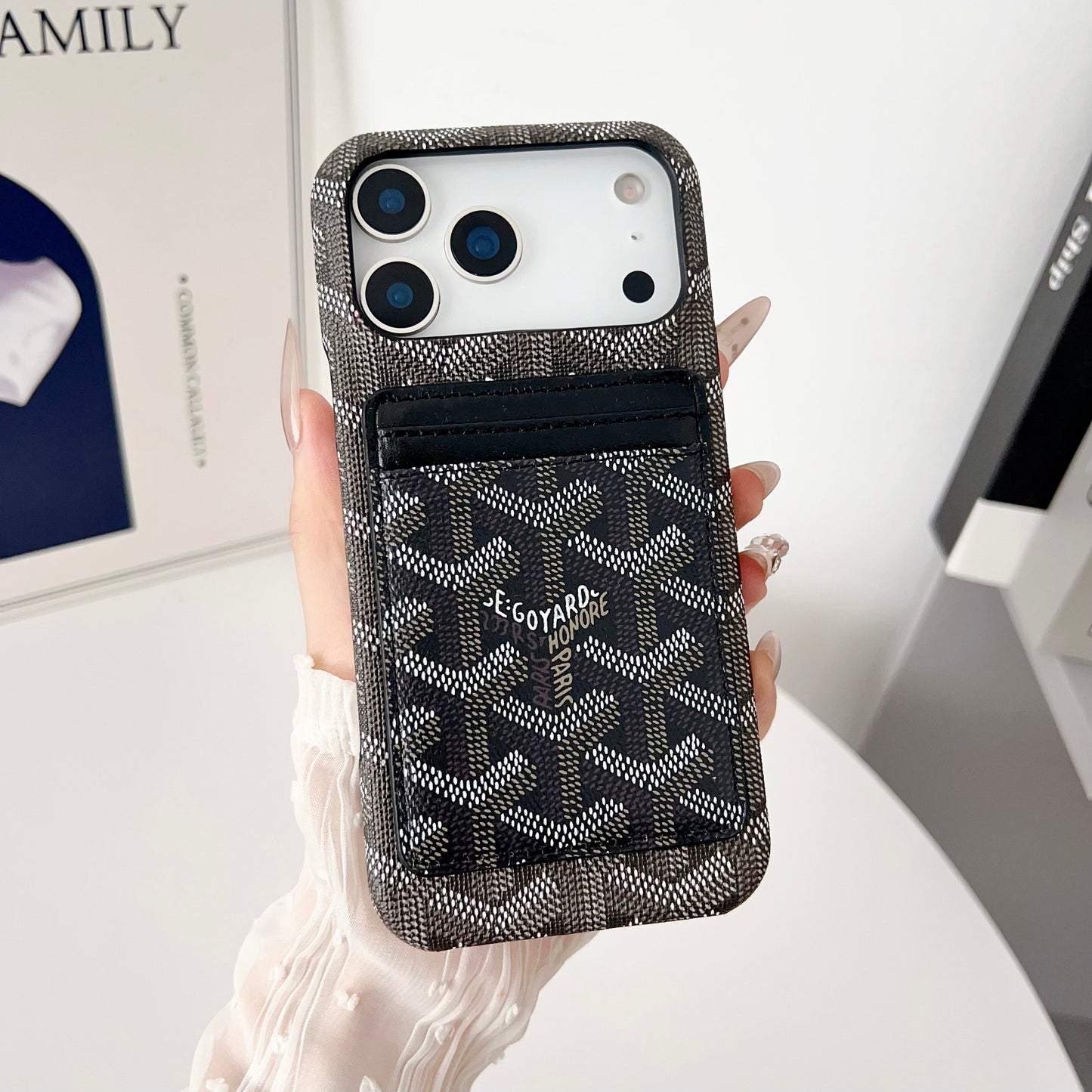 Goyard iPhone 13 Pro Max – Premium Designer Phone Case