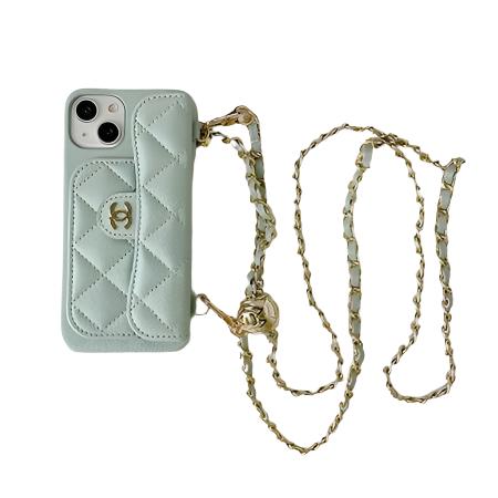 Luxury Chanel Wallet Crossbody Chain iPhone Case