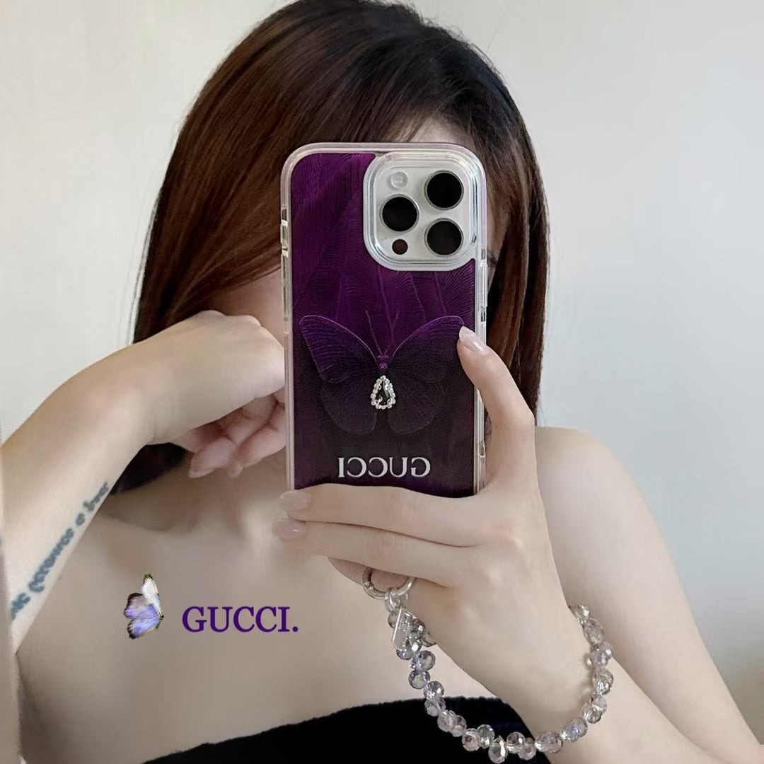 Gucci iPhone 16 Pro – Slim Clear Phone Case