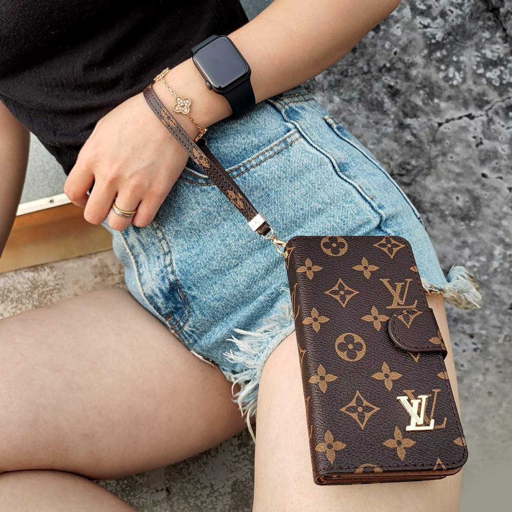 PREMIUM LV  FASHION WALLET IPHONE CASE