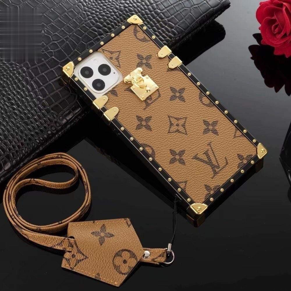 Slim Clear Louis Vuitton phone trunk case – Luxury Designer Phone Case