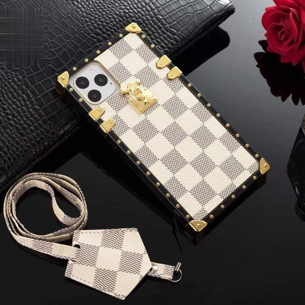 Slim Clear Louis Vuitton phone trunk case – Luxury Designer Phone Case