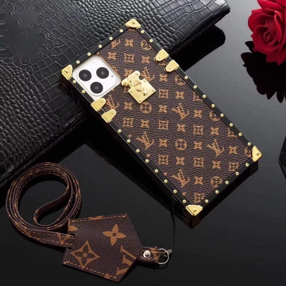Slim Clear Louis Vuitton phone trunk case – Luxury Designer Phone Case