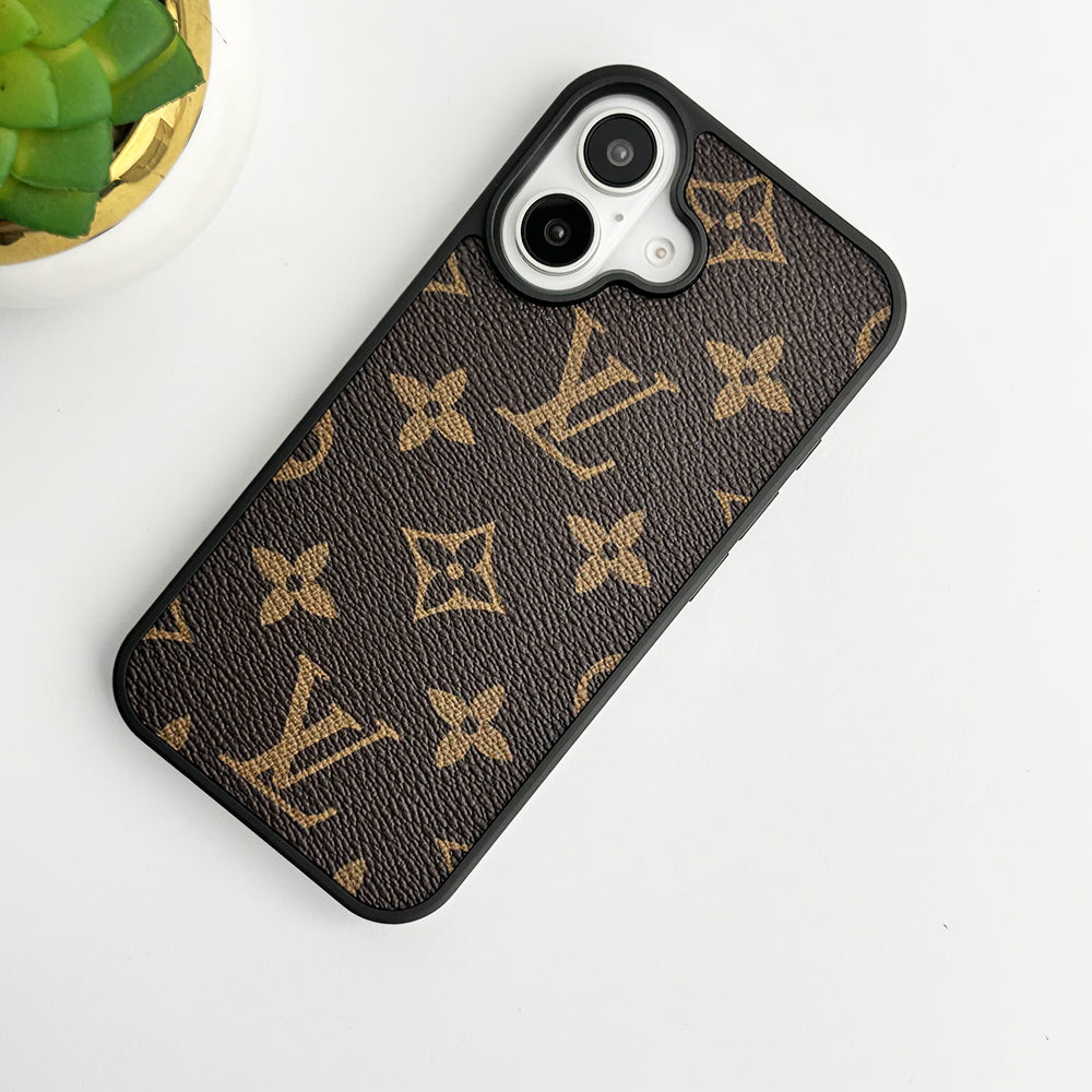 Luxury LV Leather Case For iPhone