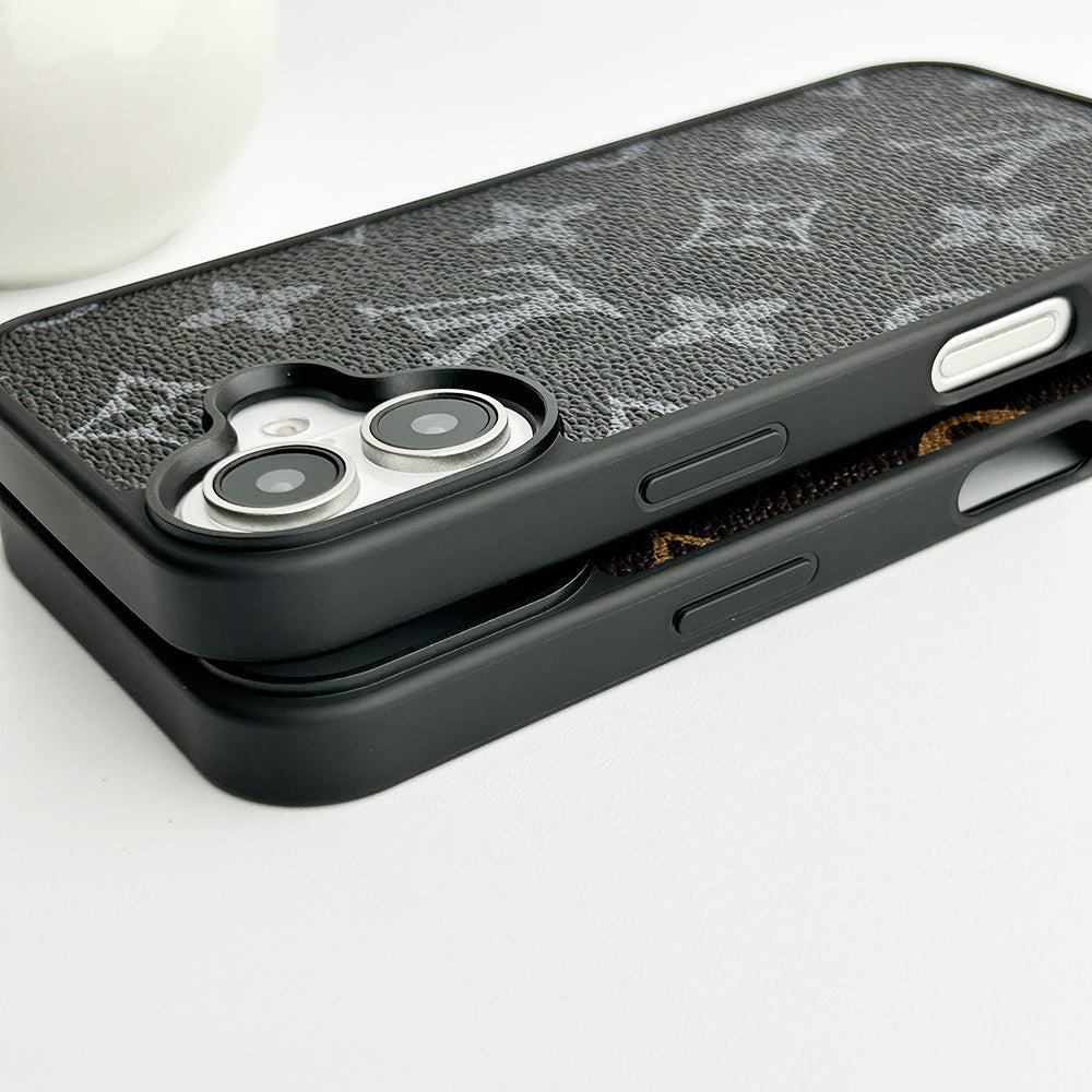 Luxury LV Leather Case For iPhone