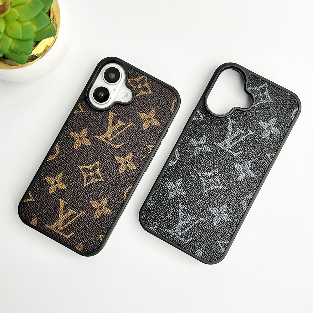 Luxury LV Leather Case For iPhone