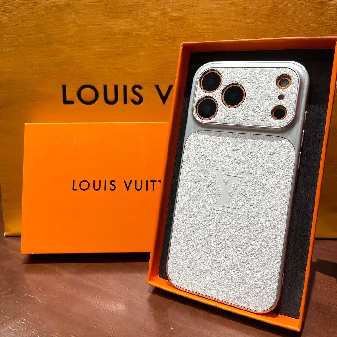 Luxury Orange Louis Vuitton iPhone 17 Case
