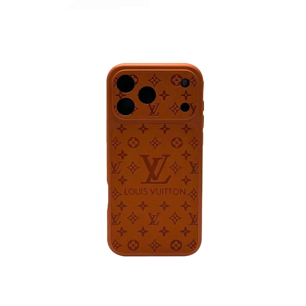 Luxury Orange Louis Vuitton iPhone 17 Case