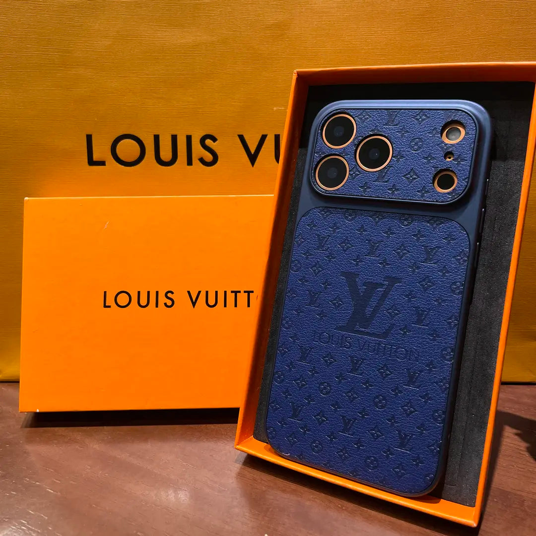 Luxury Orange Louis Vuitton iPhone 17 Case