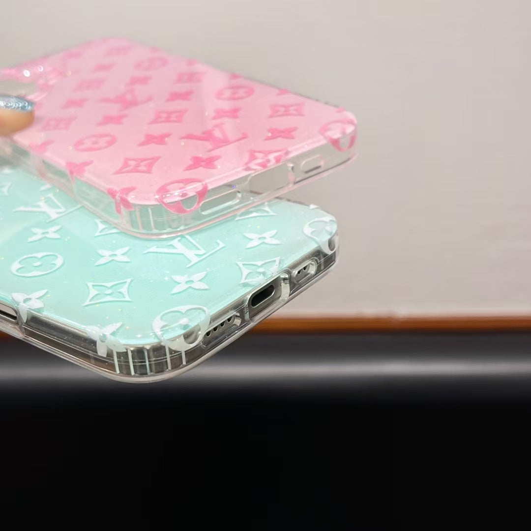 Slim Clear Phone Case for Louis Vuitton iPhone 14 Pro