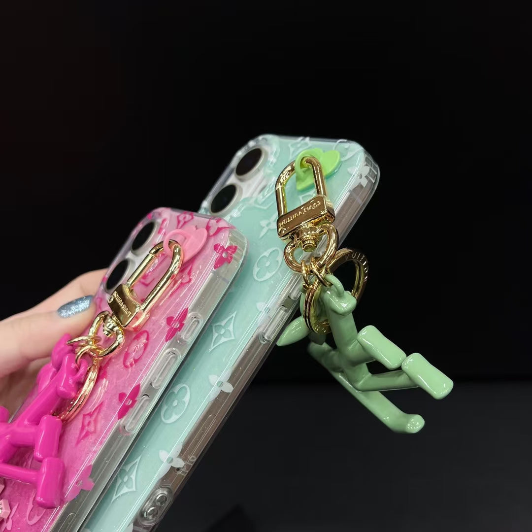 Clear Phone Slim Case for Louis Vuitton iPhone 16