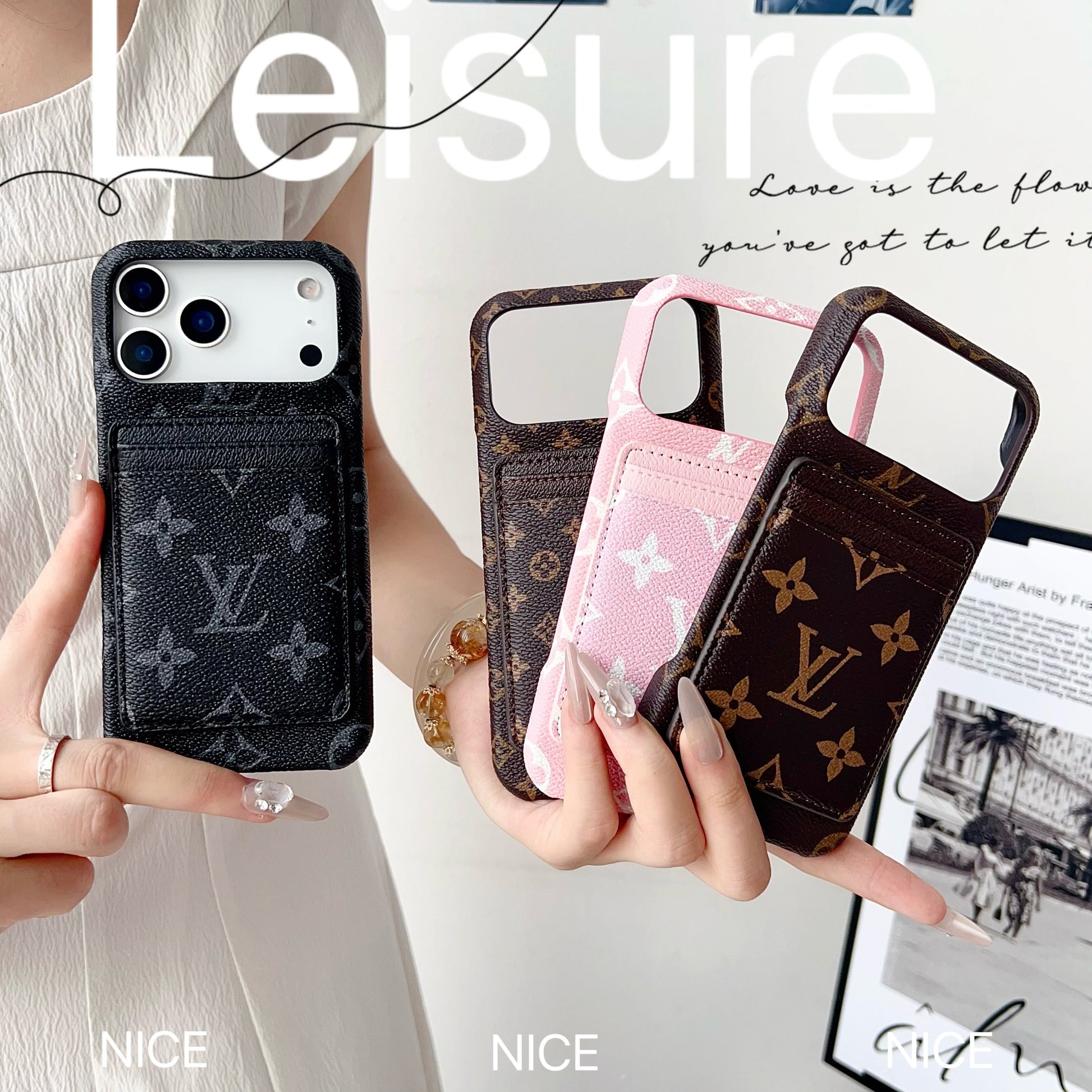 Louis Vuitton iPhone 16 – Slim Clear Phone Case