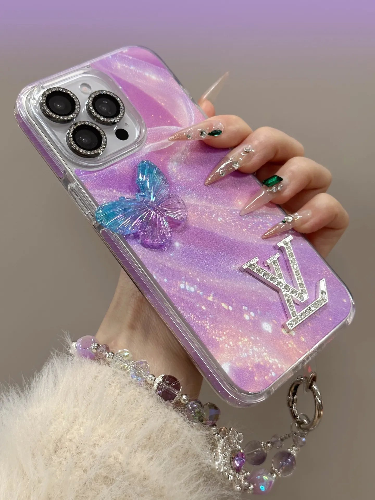 Branded Luxury Pink Chanel & LV & YSL Phone Case – Slim Clear Phone Case