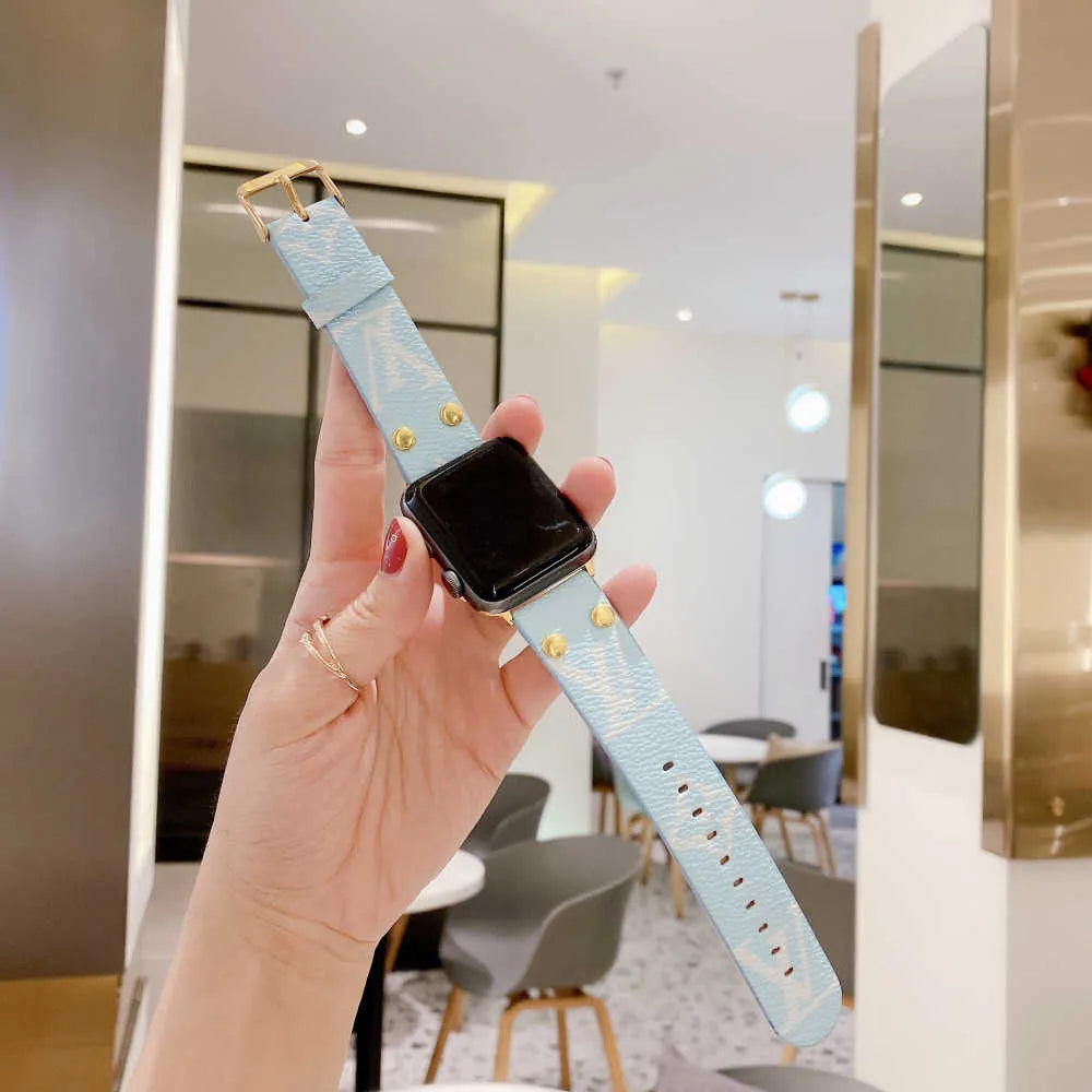 Branded Luxury LV Apple Watch Band – Slim Clear Phone Case