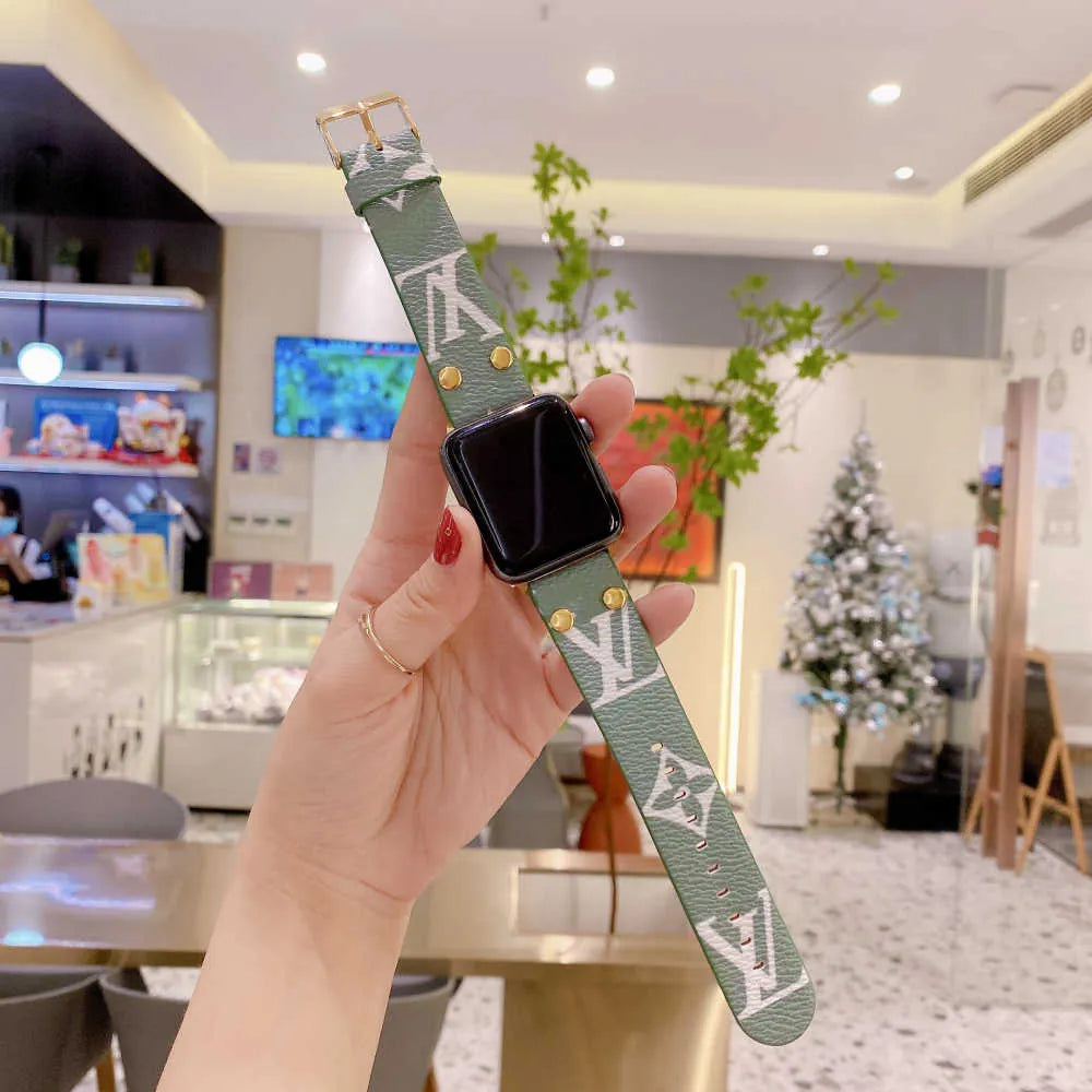 Branded Luxury LV Apple Watch Band – Slim Clear Phone Case