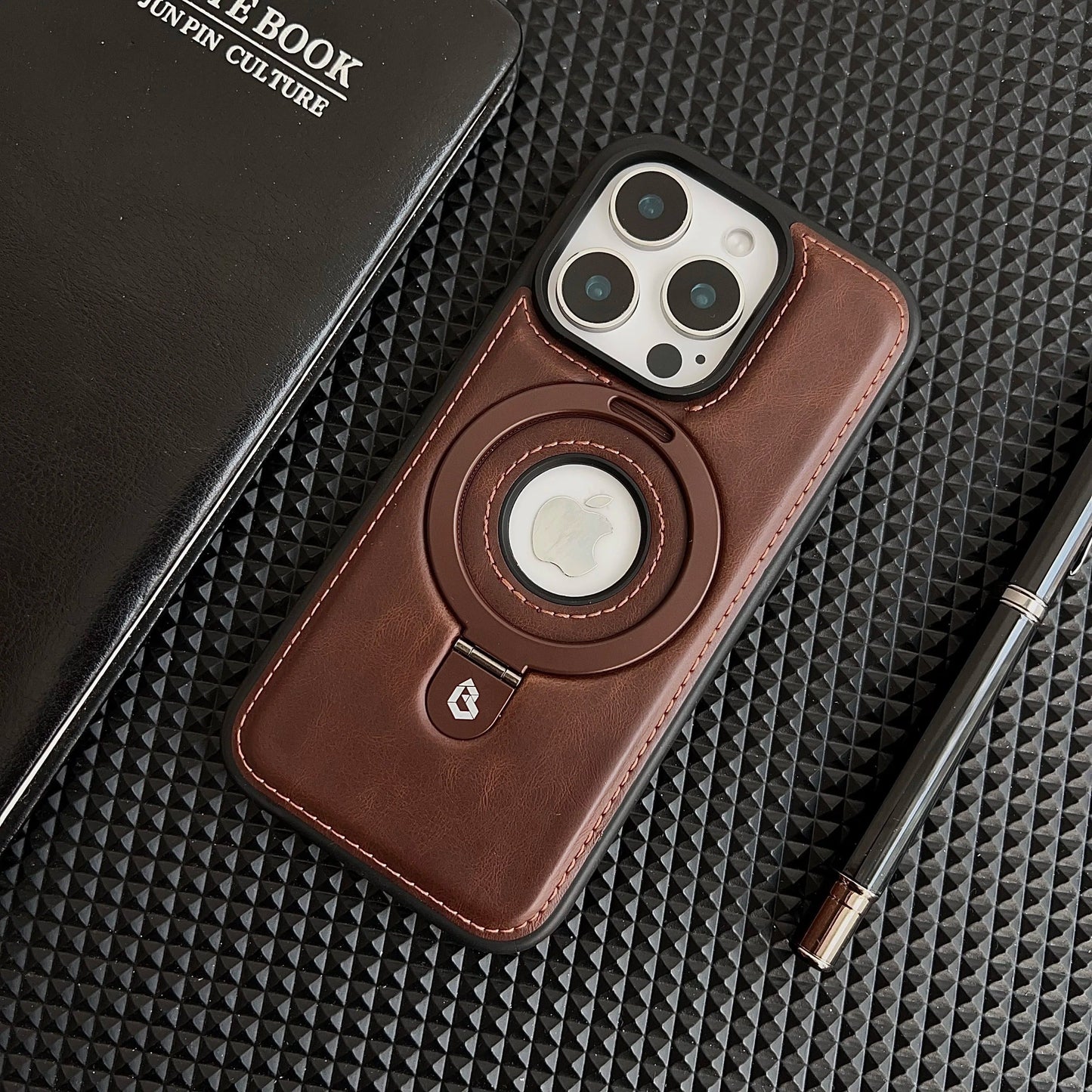 Luxurious Invisible Stand Phone Case For iPhone 17 / 16 / 15 / 14