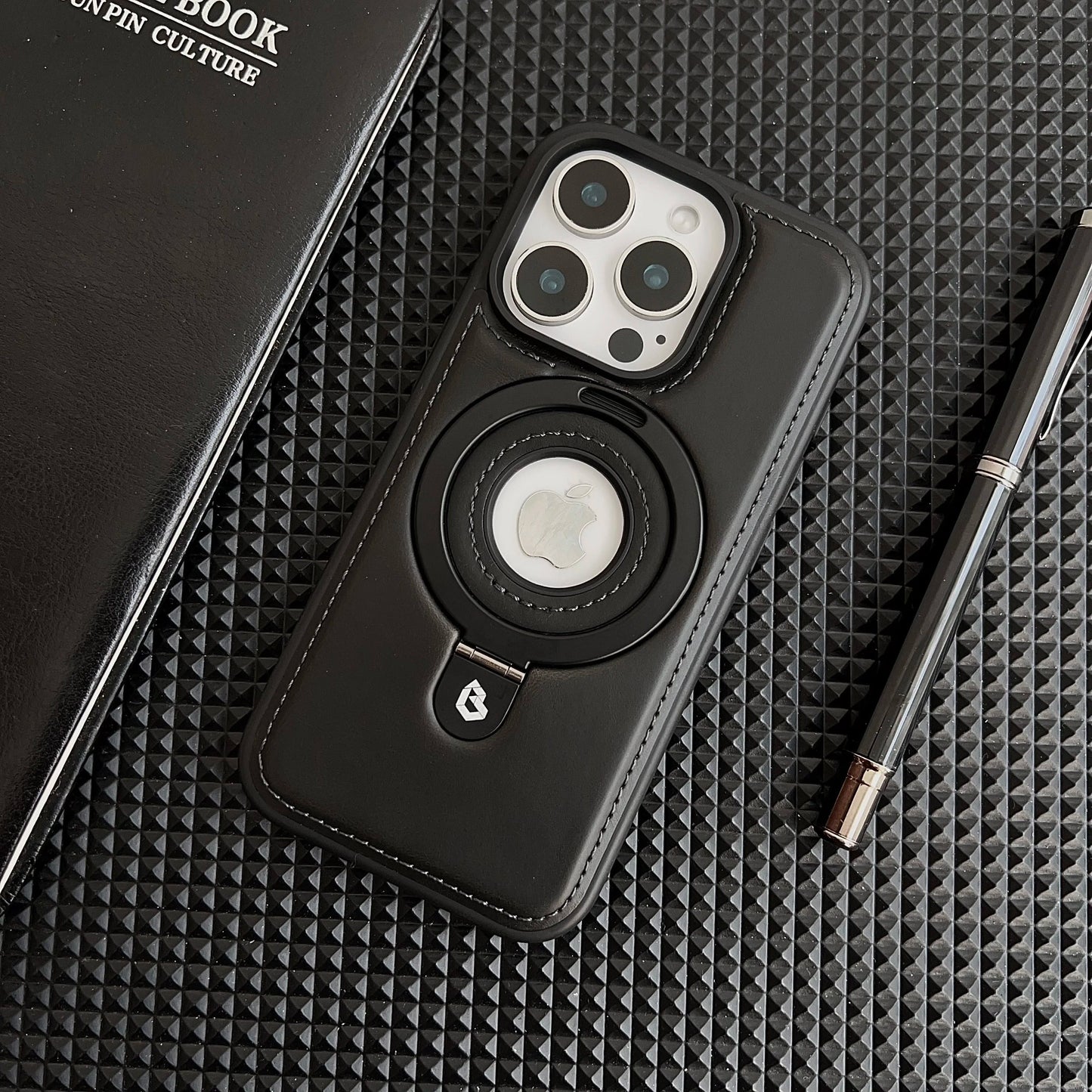 Luxurious Invisible Stand Phone Case For iPhone 17 / 16 / 15 / 14