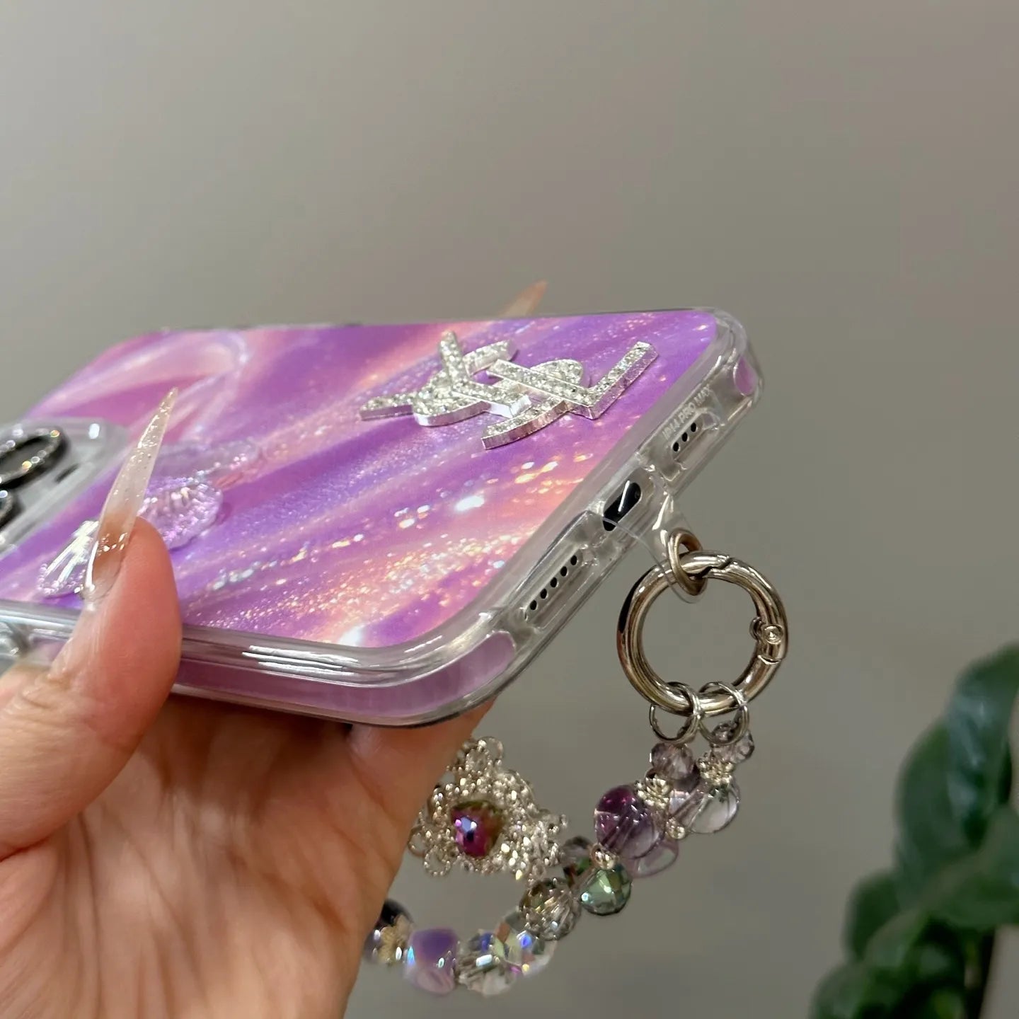 Branded Luxury Pink Chanel & LV & YSL Phone Case – Slim Clear Phone Case