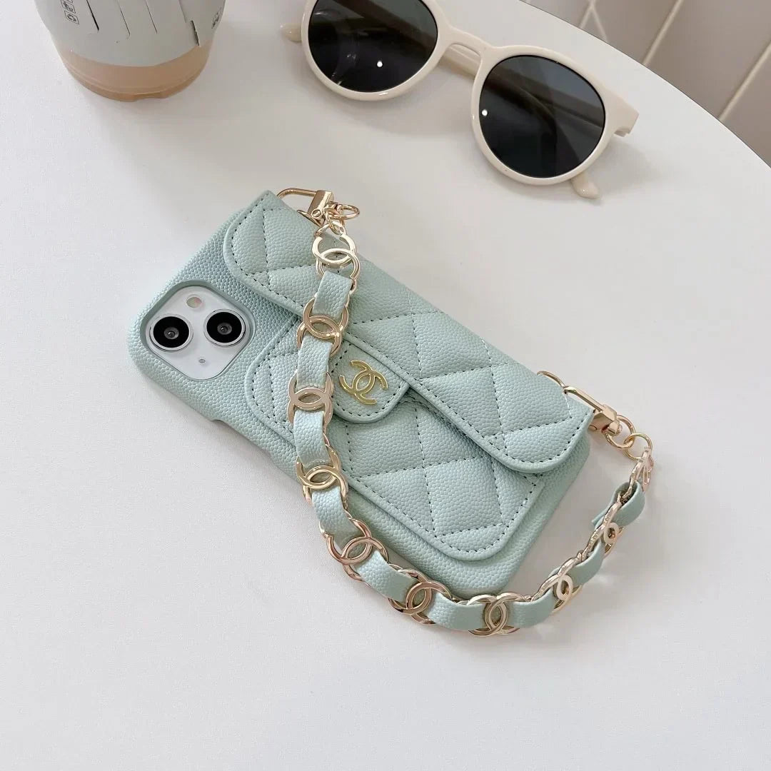 Luxury Chanel Phone Case With Hand Strap