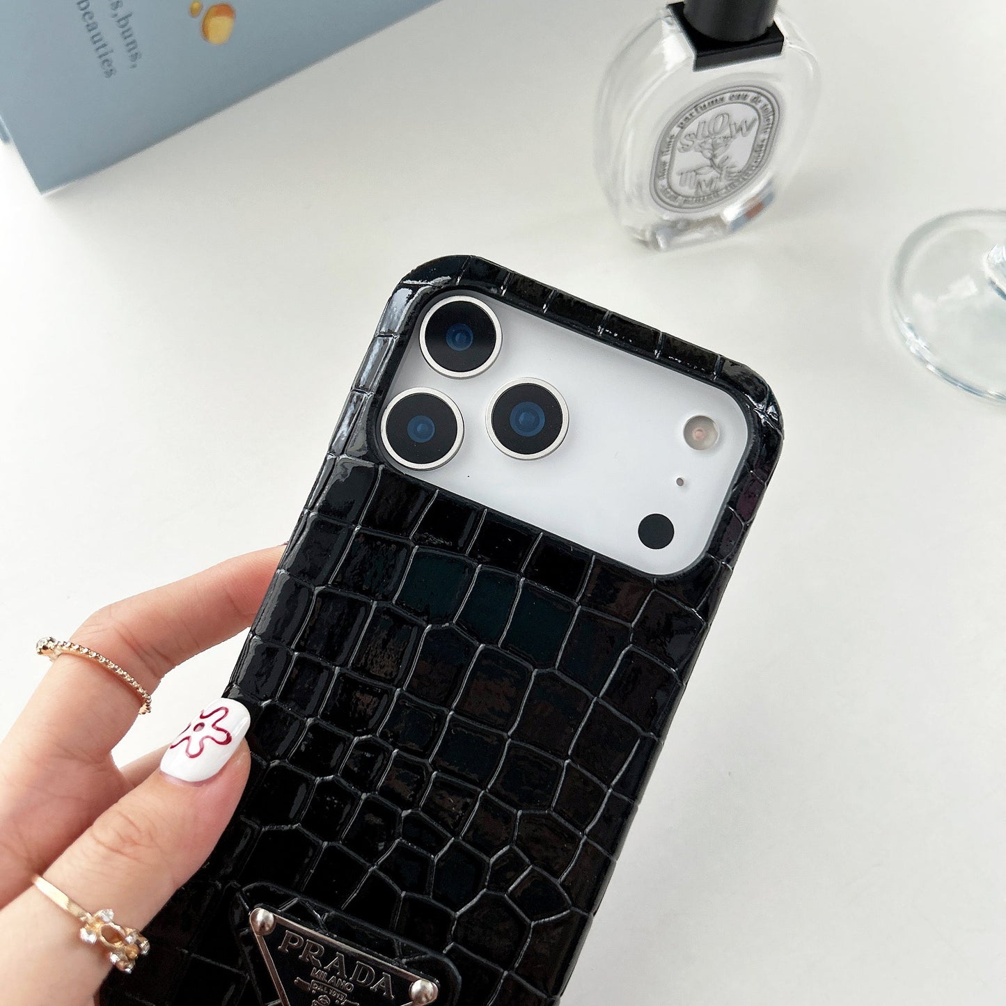 Prada iPhone 15 Pro Max – MagSafe Premium Phone Case