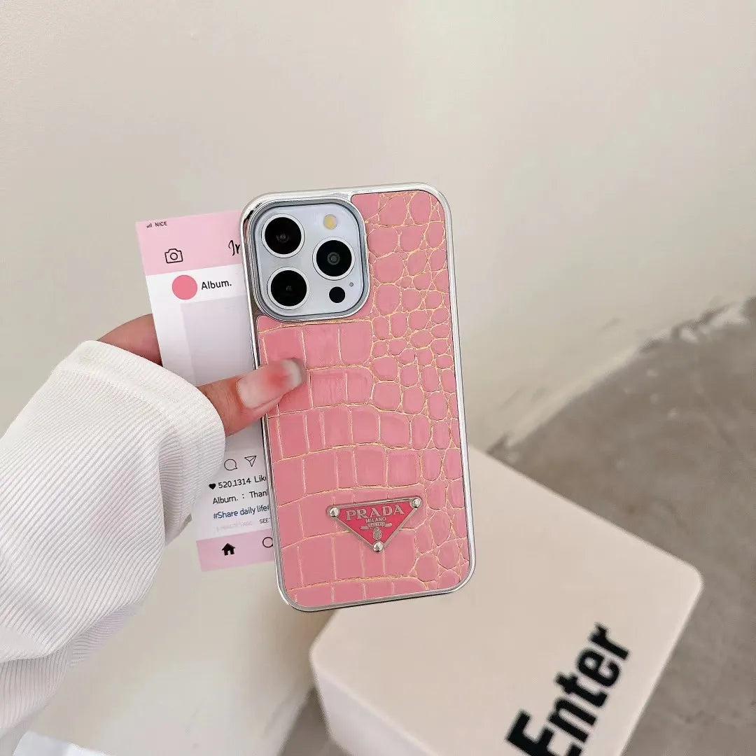 Luxury Designer Prada phone case iphone – MagSafe Case