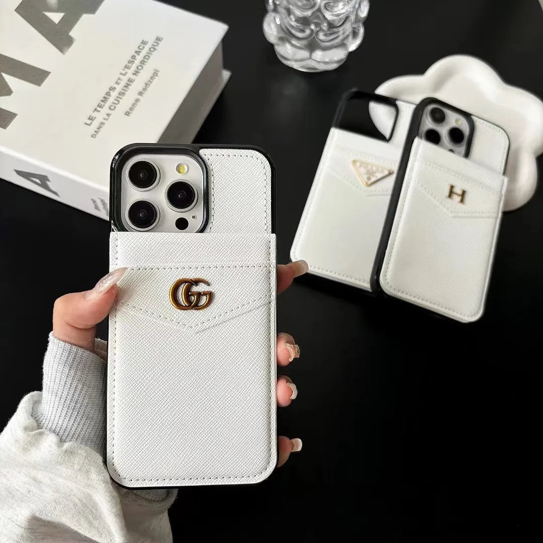 Luxury Designer Prada & Hermes & Gucci phone case iphone 13 – Slim Clear Phone Case