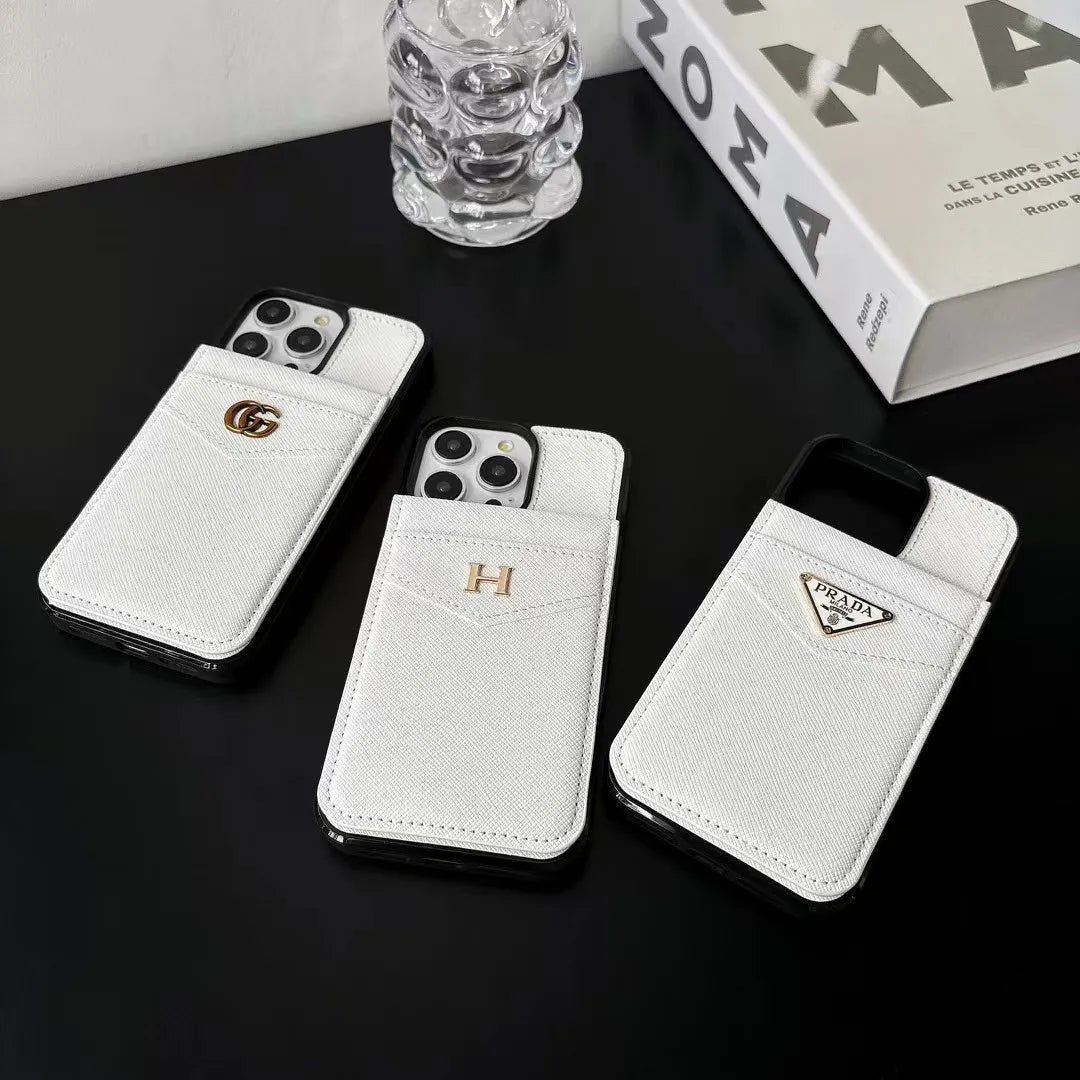 Luxury Designer Prada & Hermes & Gucci phone case iphone 13 – Slim Clear Phone Case