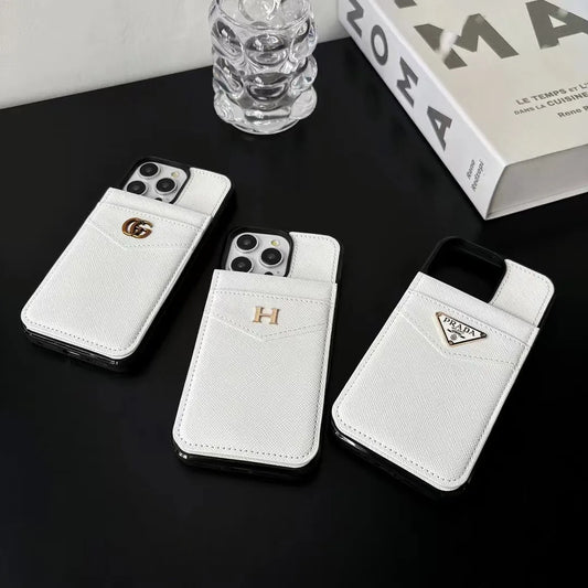 Luxury Designer Prada & Hermes & Gucci phone case iphone 13 – Slim Clear Phone Case
