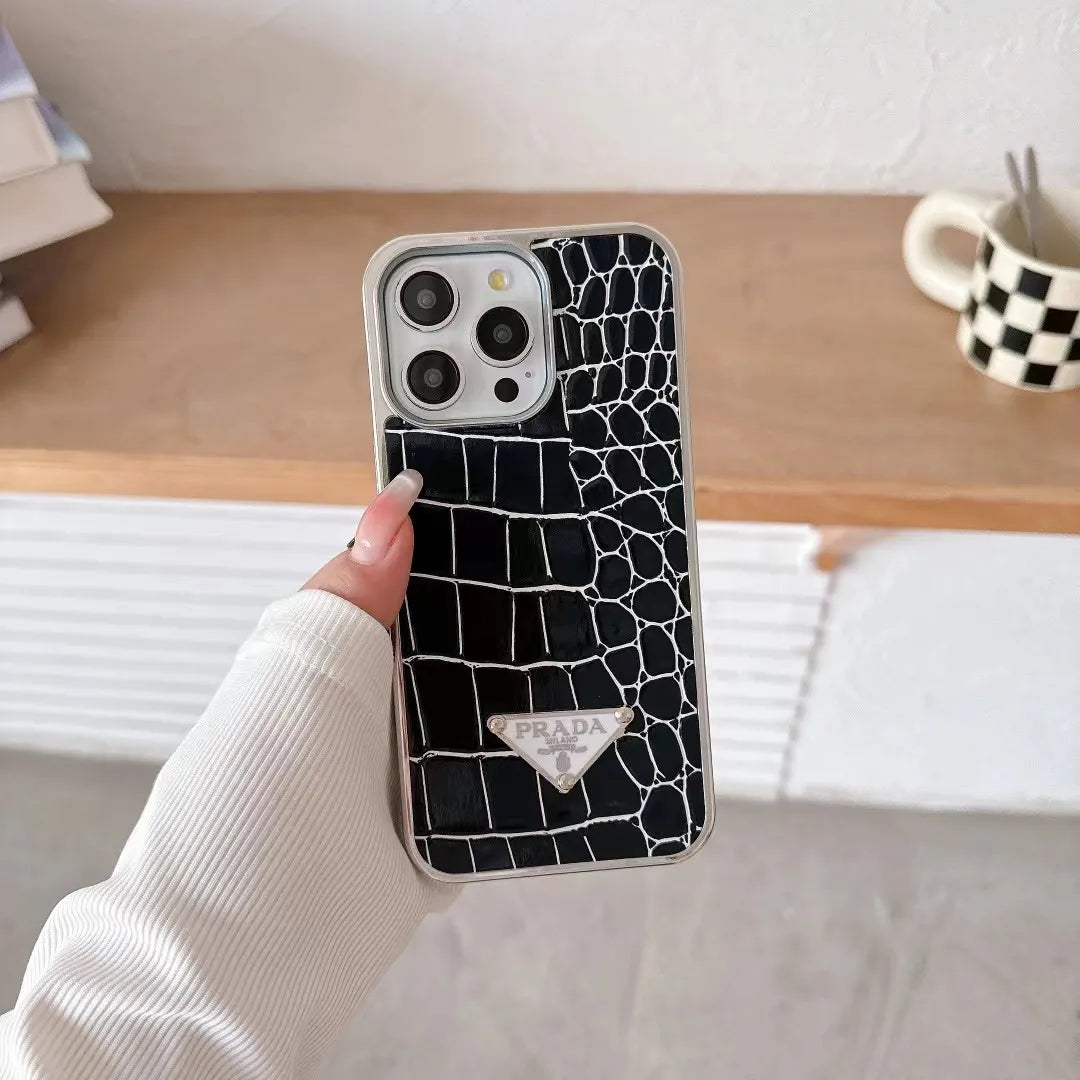 Luxury Designer Prada phone case iphone – MagSafe Case