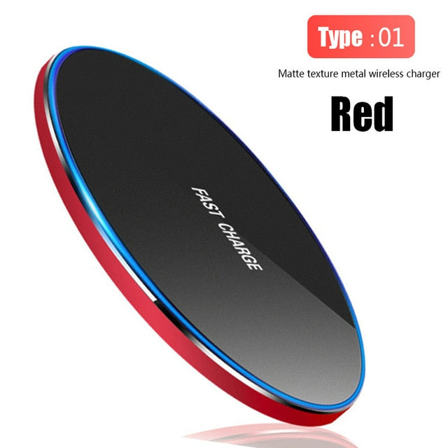 Fast Wireless Charger For Samsung Galaxy  Charging Pad for iPhone