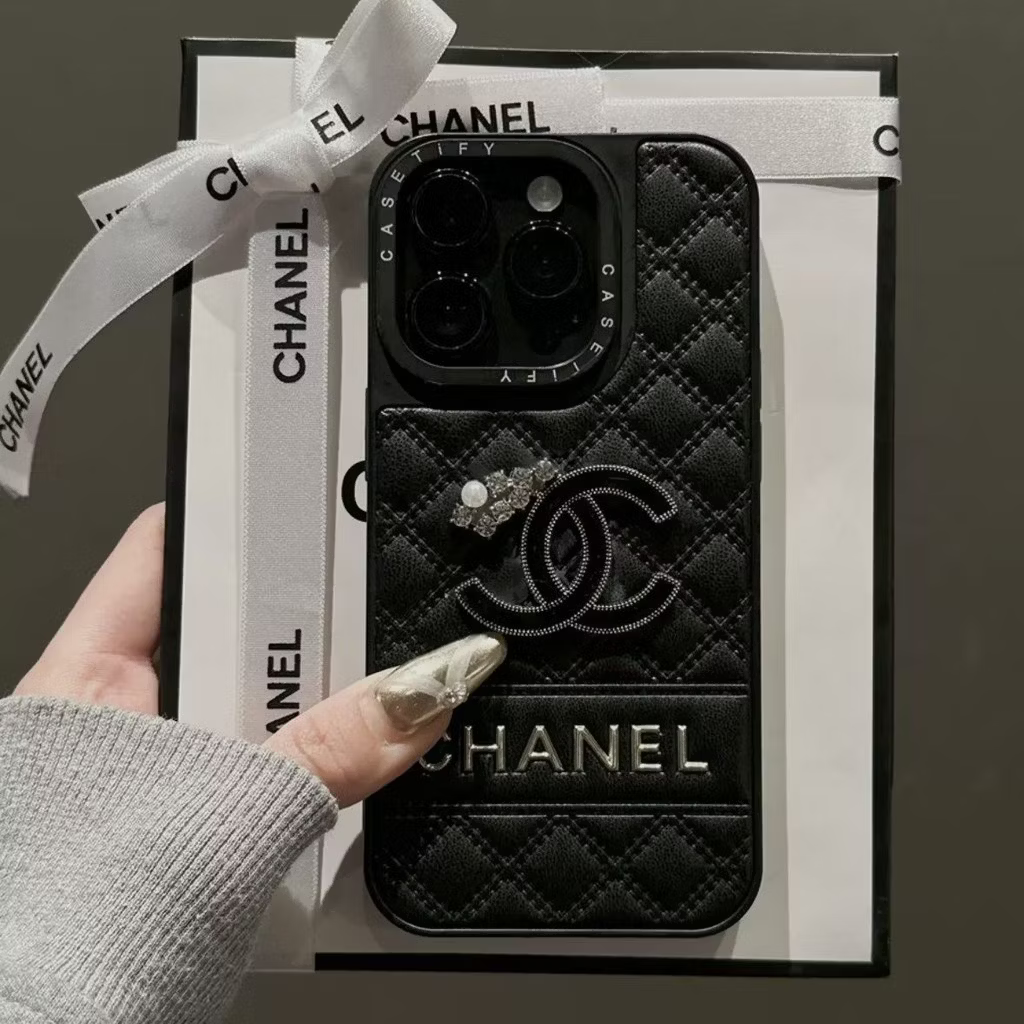 Luxury CHANEL CASE FOR IPHONE 16 15 14